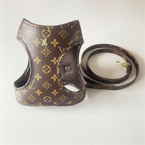 louis vuitton harness|louis vuitton collar for dog.